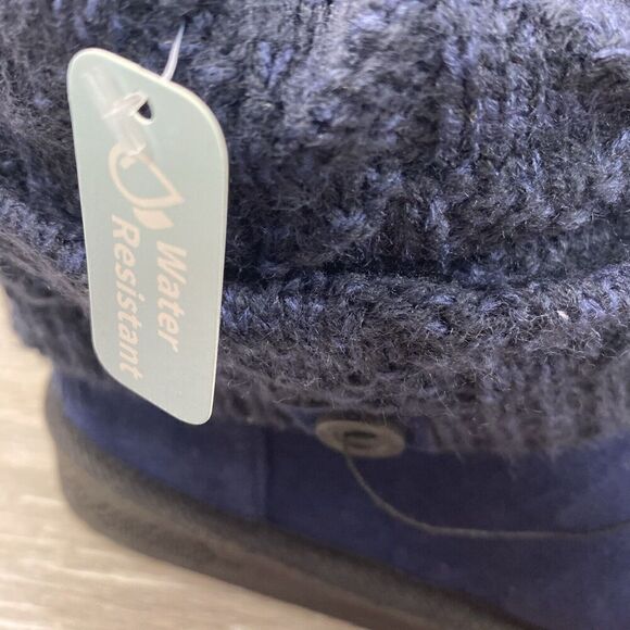 Muk Luks Laurel Boots Women's 6W Navy Blue - Picture 5 of 7